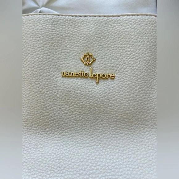 Nanette LEPORE Off-White Leather Tote - Picture 2 of 3